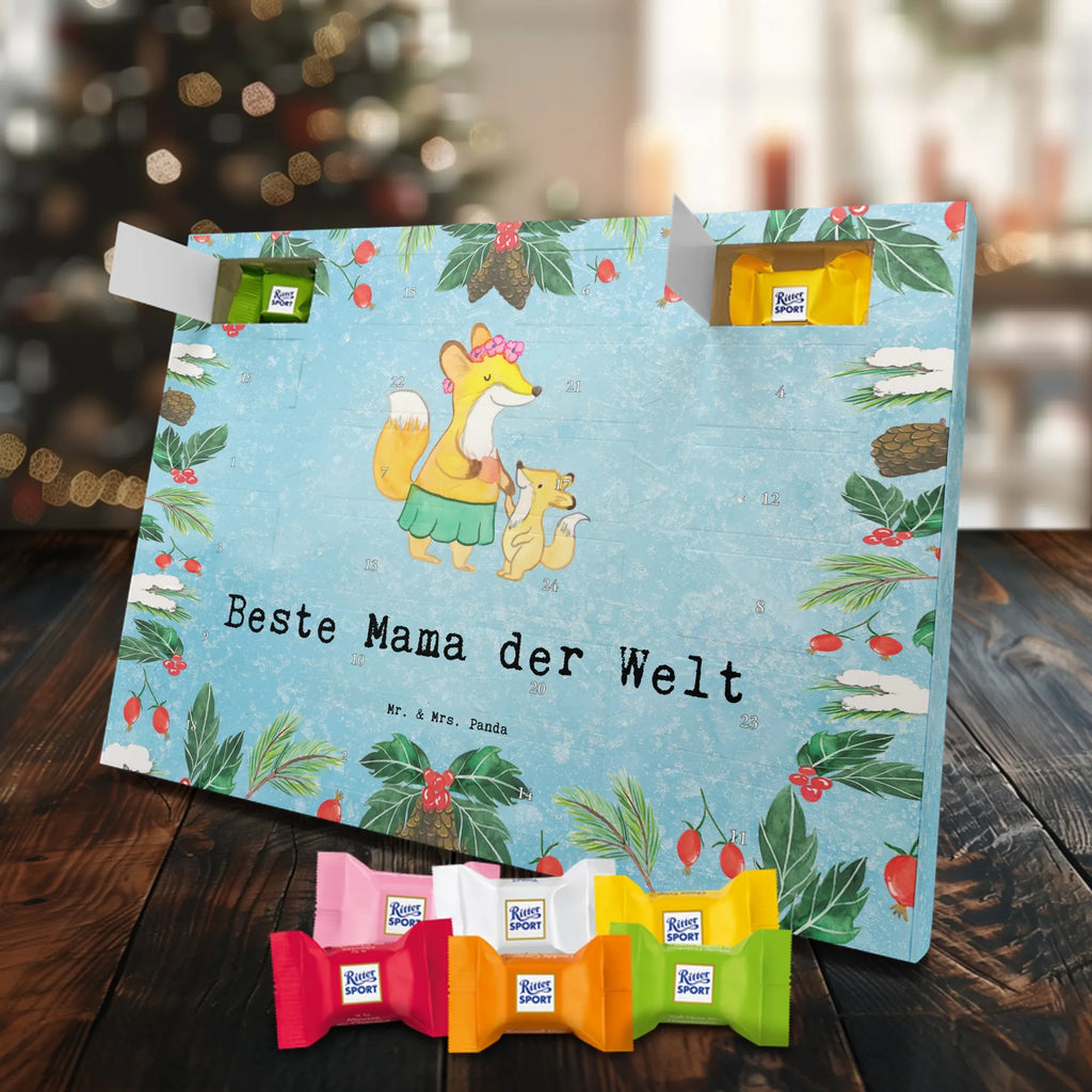 Chocolate advent calendar Fox best mom in the world gift, birthday, gift idea, birthday present, giving, thank you, for, make you happy, gift tip, Best Mom, Mother&#39;s Day, Best, Daughter, Son, Thank You, Mother, Super Mom
