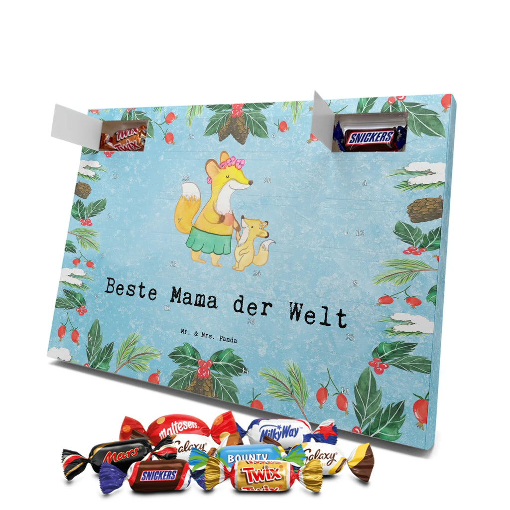 Chocolate advent calendar Fox best mom in the world gift, birthday, gift idea, birthday present, giving, thank you, for, make you happy, gift tip, Best Mom, Mother&#39;s Day, Best, Daughter, Son, Thank You, Mother, Super Mom