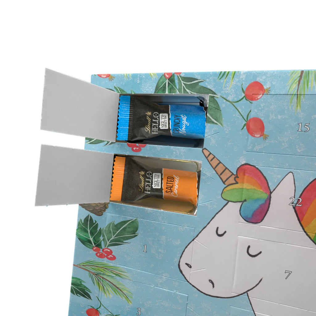 Chocolate advent calendar unicorn happy joy of life, fun, cheerful, joy