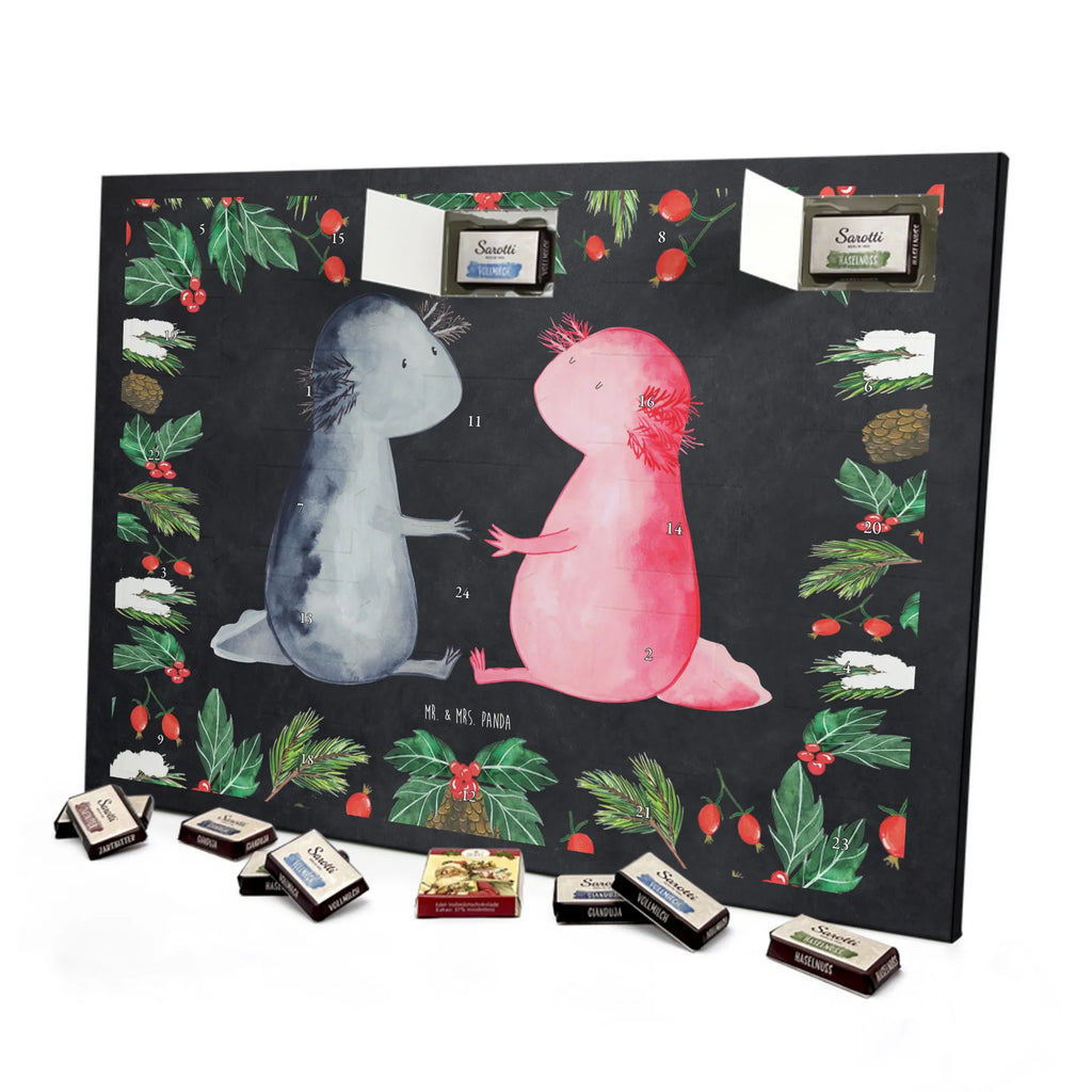 Chocolate advent calendar axolotl Love Mexican walking fish, Axelotl, marine animals, salamander, fiancé, amphibian, friend, husband, valentine's day, proof of love, anniversary, great love, tail
