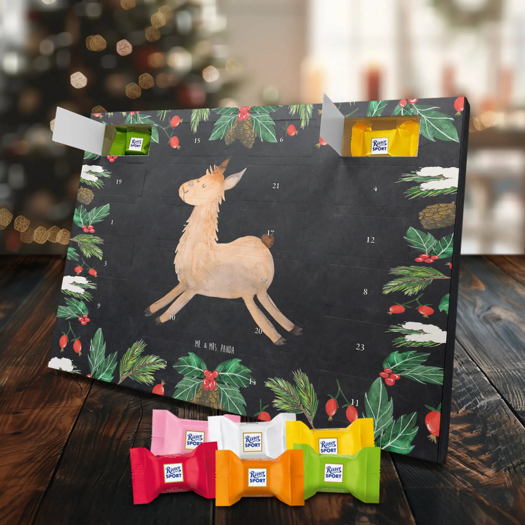Chocolate advent calendar lama Jump Llama, alpaca, trendy animal, favourite day, graduation, luck, heartache, new start, good morning, llamas, exam, girlfriend