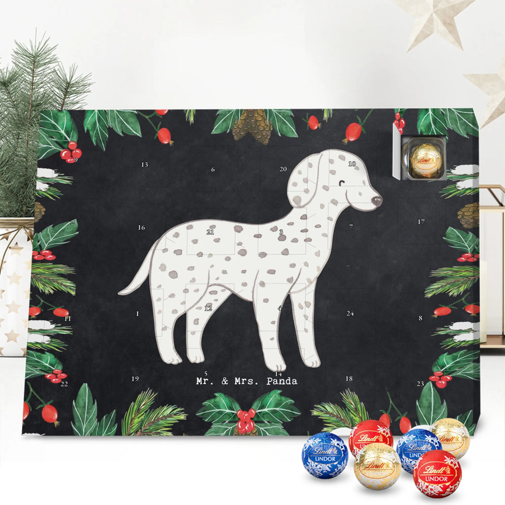 Chocolate advent calendar Dalmatian moment puppy, dog owner, purebred dog, dog breed, giving, animal lover, gift
