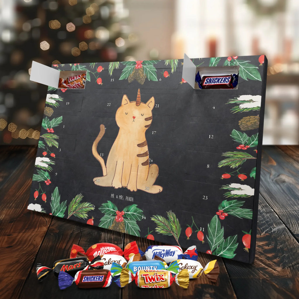 Chocolate advent calendar unicorn Cat Kittycorn, cat gift, cat present, Rainbow, Kitty, cat lover
