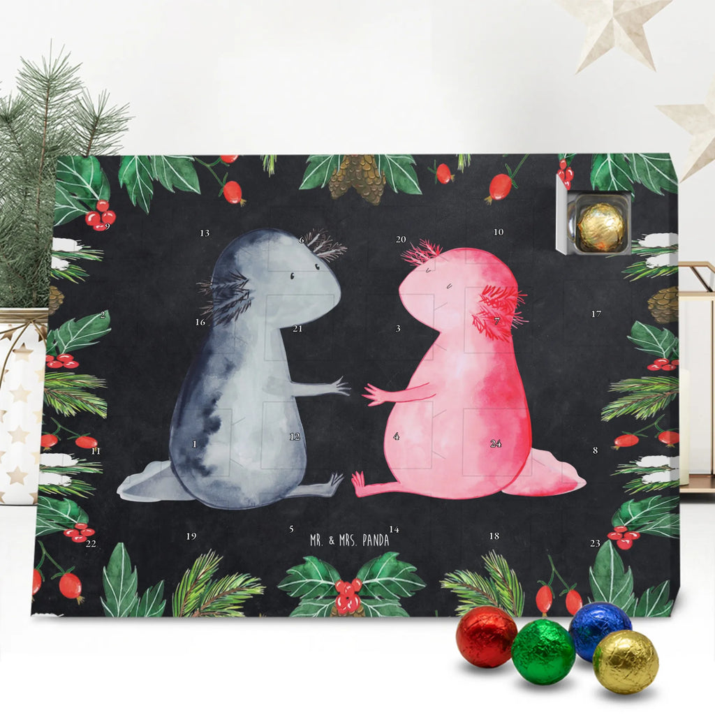 Chocolate advent calendar axolotl Love Mexican walking fish, Axelotl, marine animals, salamander, fiancé, amphibian, friend, husband, valentine's day, proof of love, anniversary, great love, tail
