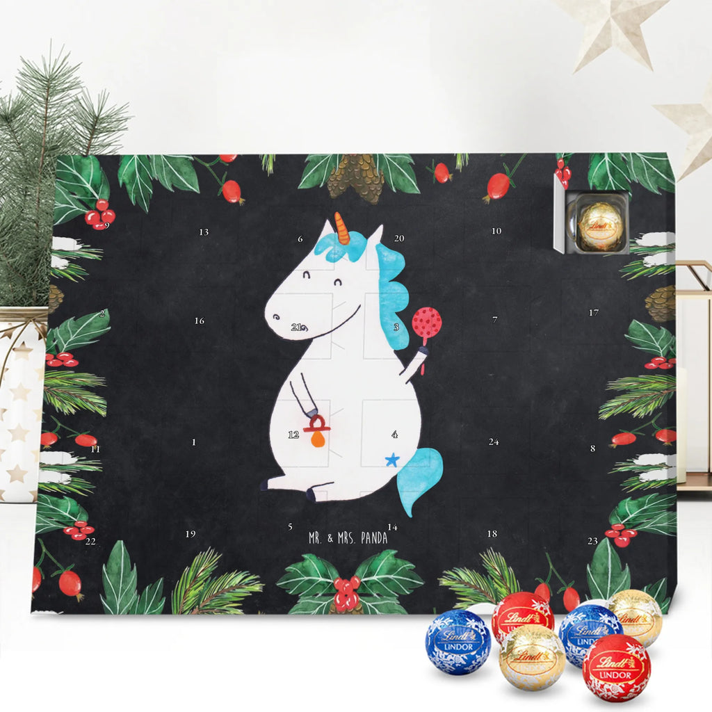 Chocolate advent calendar unicorn infant mother, offspring, first child, baby happiness, birthday, birth present, parents, birth gift, birth
