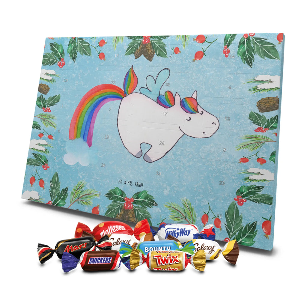 Chocolate advent calendar unicorn Pegasus growing up, pegasus, rainbow, reality, playing, unicorn love, saying fun