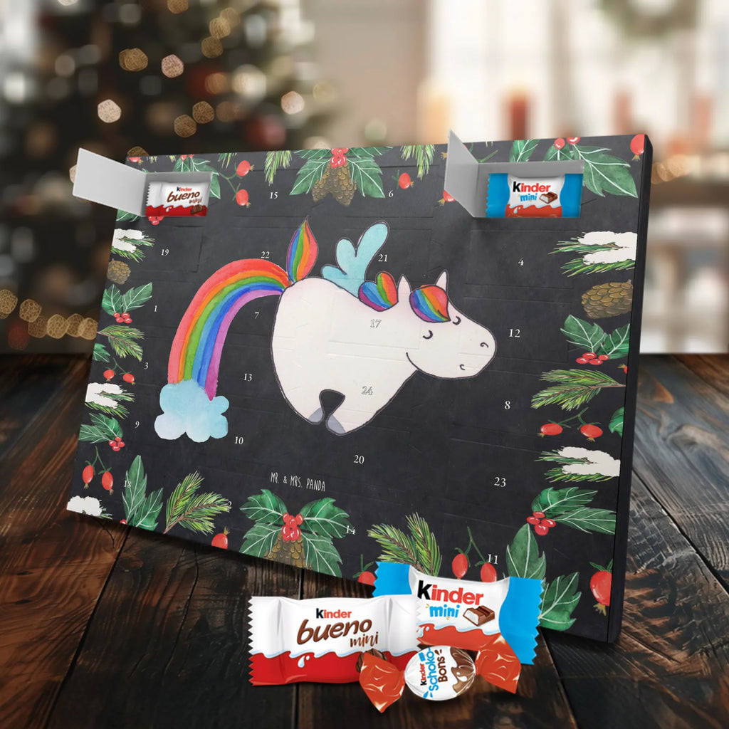 Chocolate advent calendar unicorn Pegasus growing up, pegasus, rainbow, reality, playing, unicorn love, saying fun