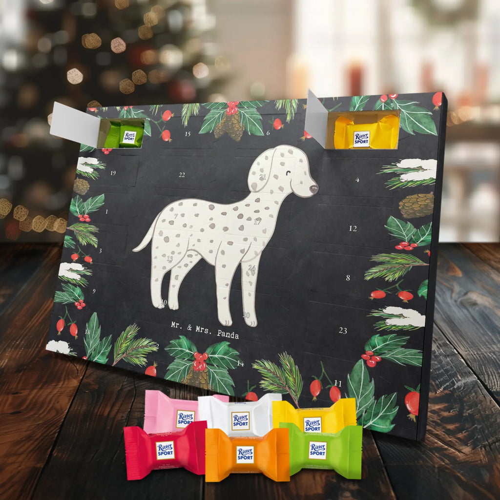 Chocolate advent calendar Dalmatian moment puppy, dog owner, purebred dog, dog breed, giving, animal lover, gift