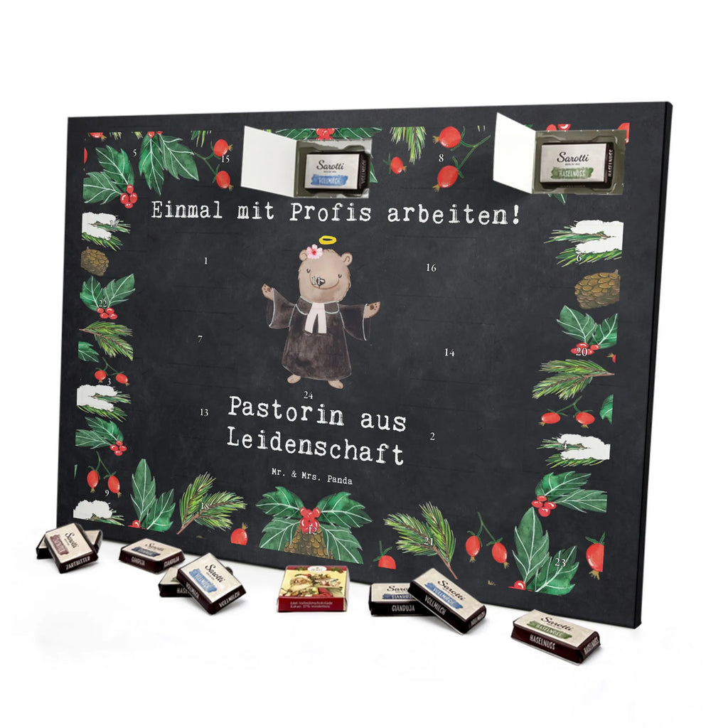Chocolate advent calendar Pastor Passion gift, sayings, gift idea, best, farewell gift, passing exam, anniversary, retirement, promotion, job start, profession