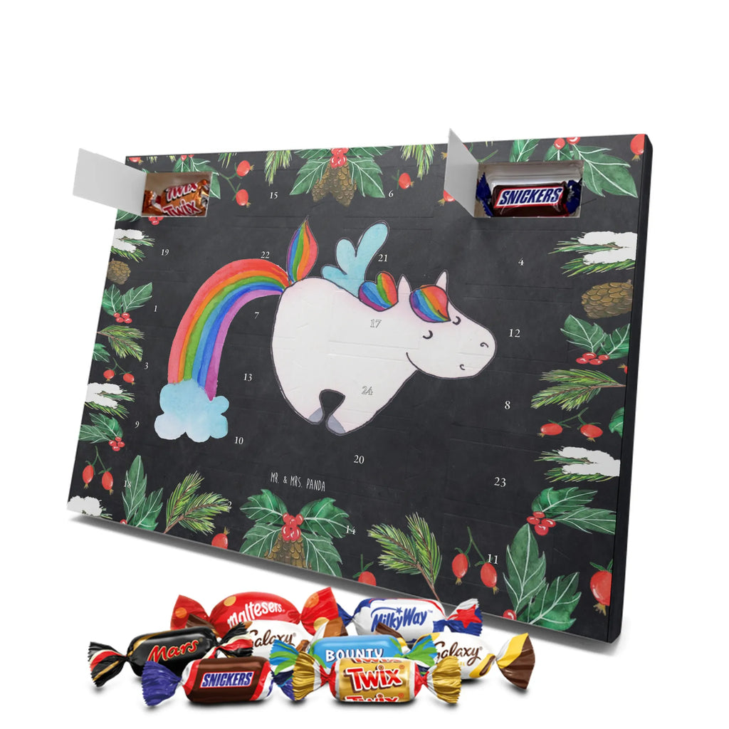Chocolate advent calendar unicorn Pegasus growing up, pegasus, rainbow, reality, playing, unicorn love, saying fun