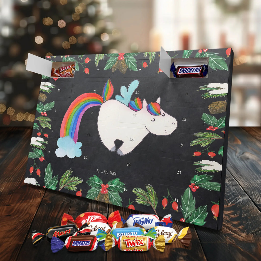 Chocolate advent calendar unicorn Pegasus growing up, pegasus, rainbow, reality, playing, unicorn love, saying fun