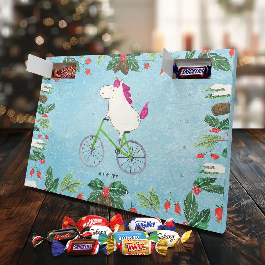 Chocolate advent calendar unicorn cyclist wheel, luxury problem, love affliction, confetti, fairy dust, cycling, cyclist gift, present, grief