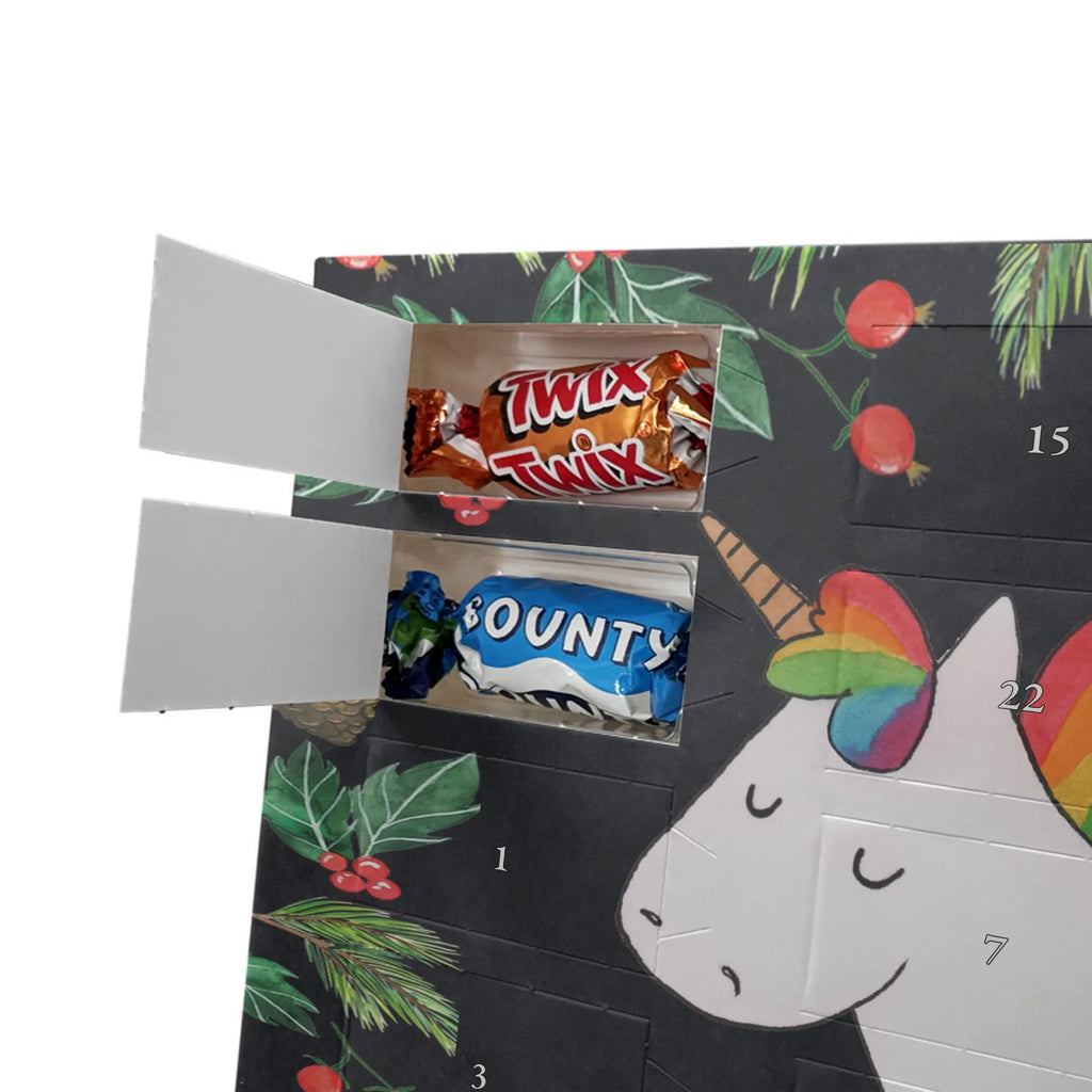 Chocolate advent calendar unicorn happy joy of life, fun, cheerful, joy