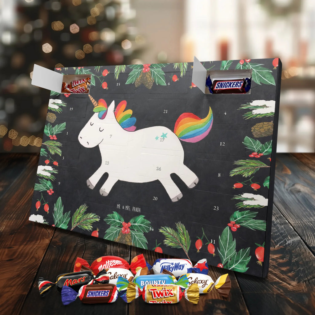 Chocolate advent calendar unicorn happy joy of life, fun, cheerful, joy