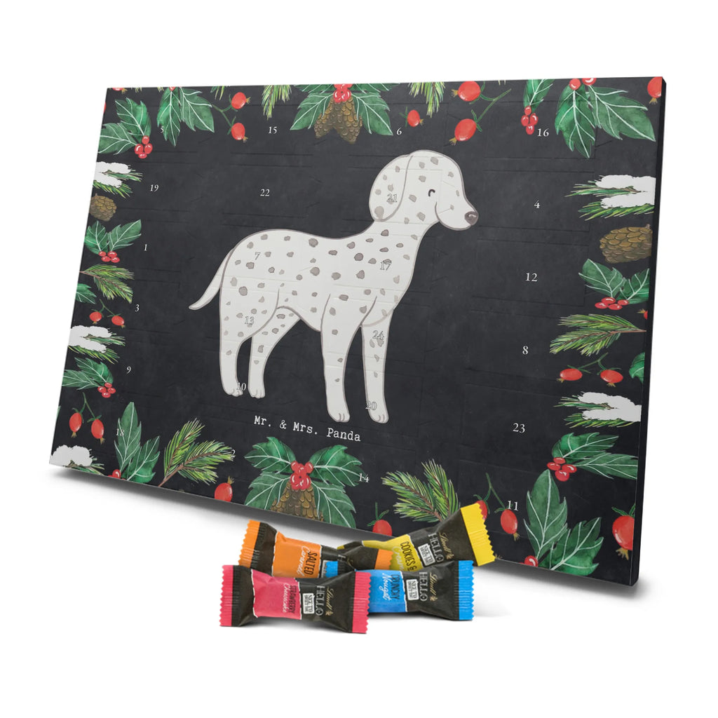 Chocolate advent calendar Dalmatian moment puppy, dog owner, purebred dog, dog breed, giving, animal lover, gift