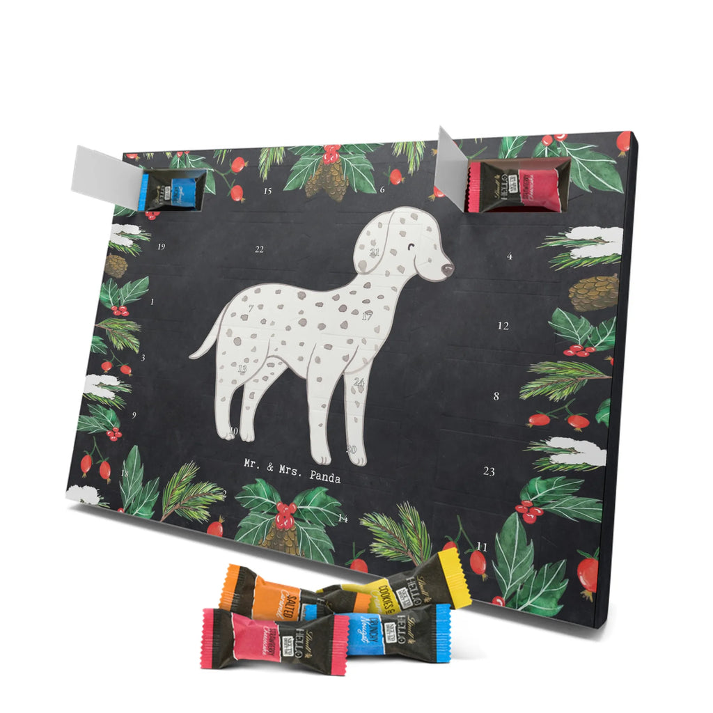 Chocolate advent calendar Dalmatian moment puppy, dog owner, purebred dog, dog breed, giving, animal lover, gift