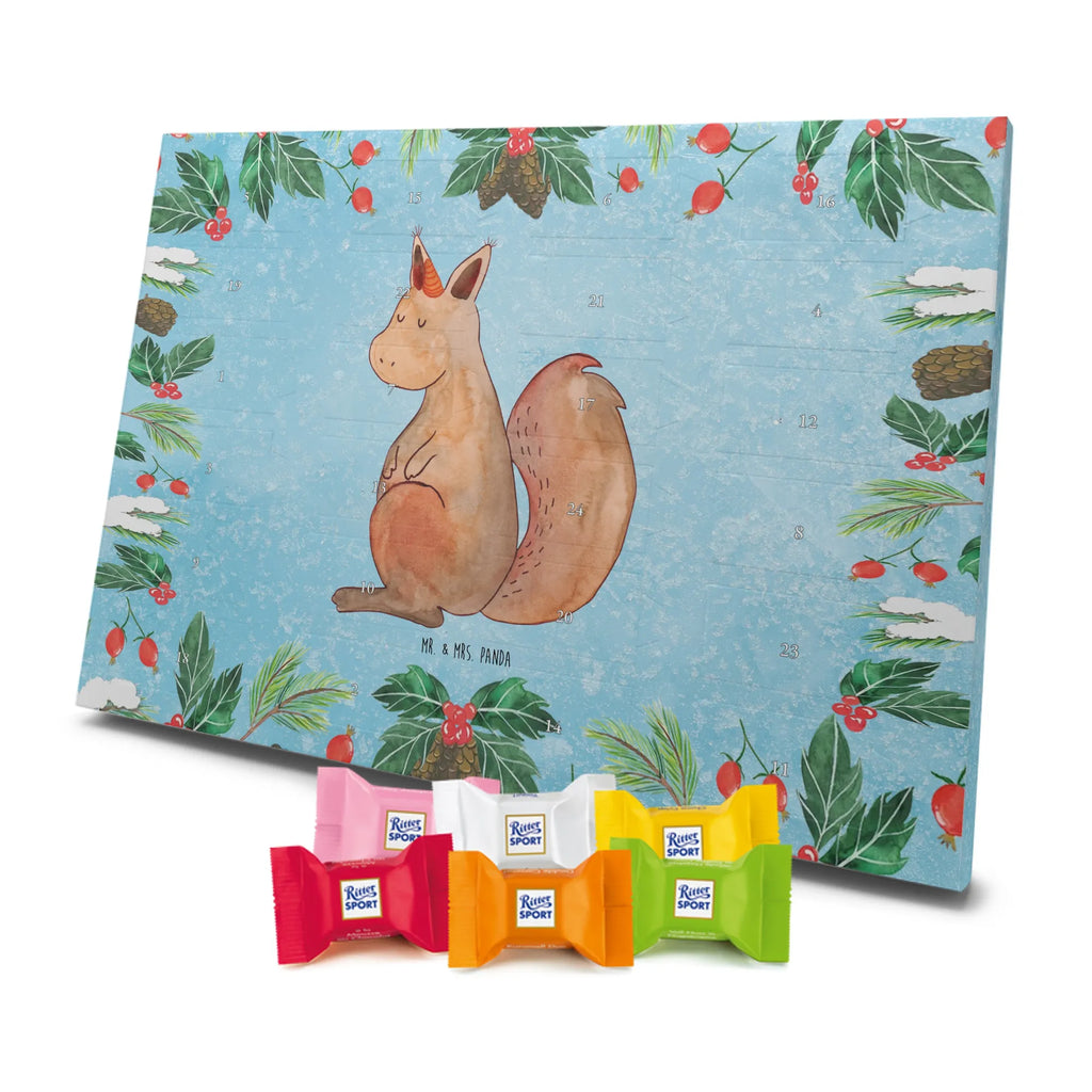 Chocolate advent calendar unicorn Believe squirrel