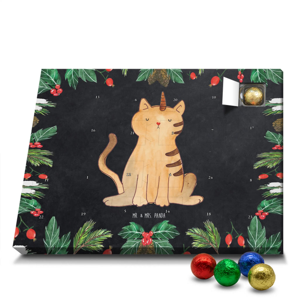 Chocolate advent calendar unicorn Cat Kittycorn, cat gift, cat present, Rainbow, Kitty, cat lover