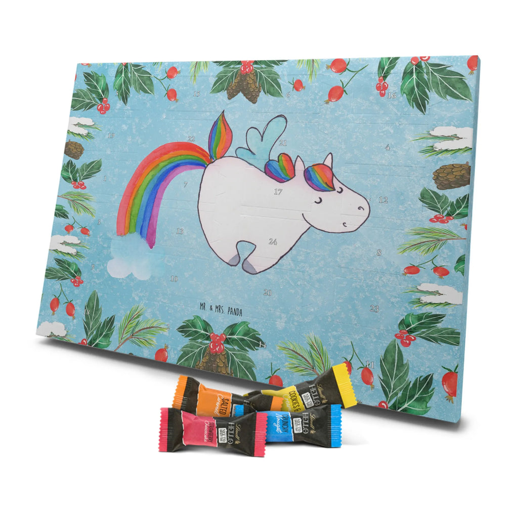 Chocolate advent calendar unicorn Pegasus growing up, pegasus, rainbow, reality, playing, unicorn love, saying fun