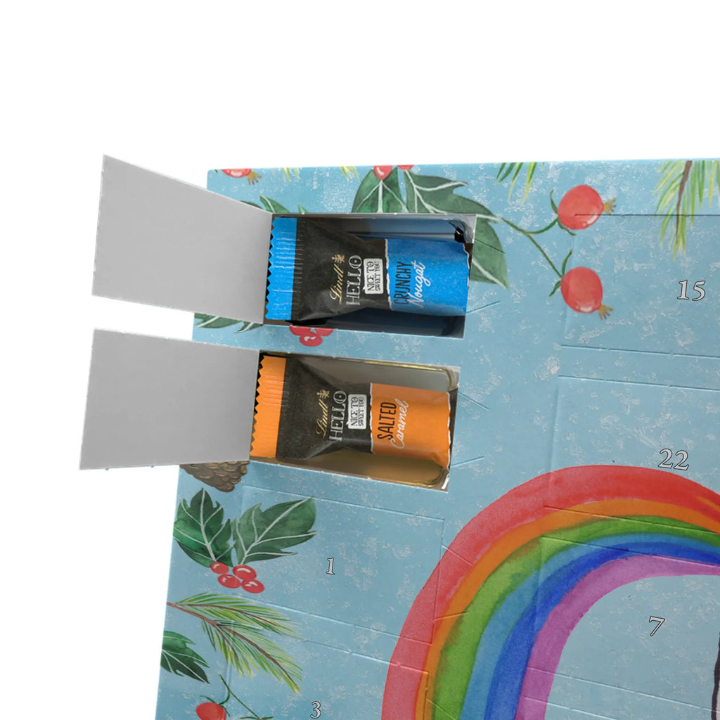 Chocolate advent calendar unicorn Pegasus growing up, pegasus, rainbow, reality, playing, unicorn love, saying fun