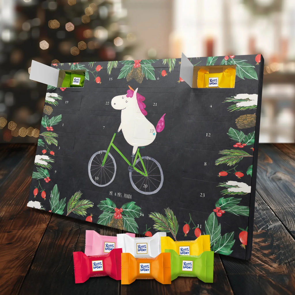 Chocolate advent calendar unicorn cyclist wheel, luxury problem, love affliction, confetti, fairy dust, cycling, cyclist gift, present, grief