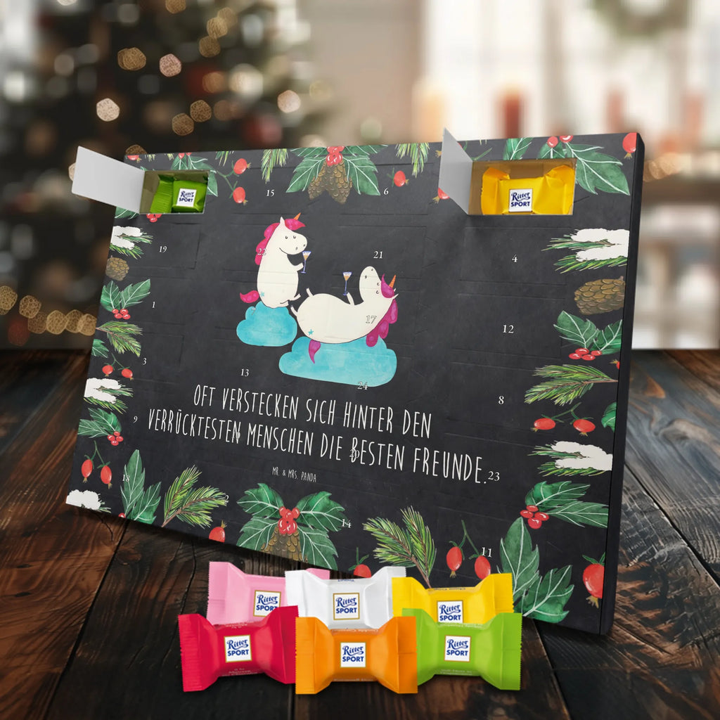 Chocolate advent calendar unicorn sparkling wine Best, Girlfriend, Girls' night, Fun, Girlfriends, Cork, Champagne