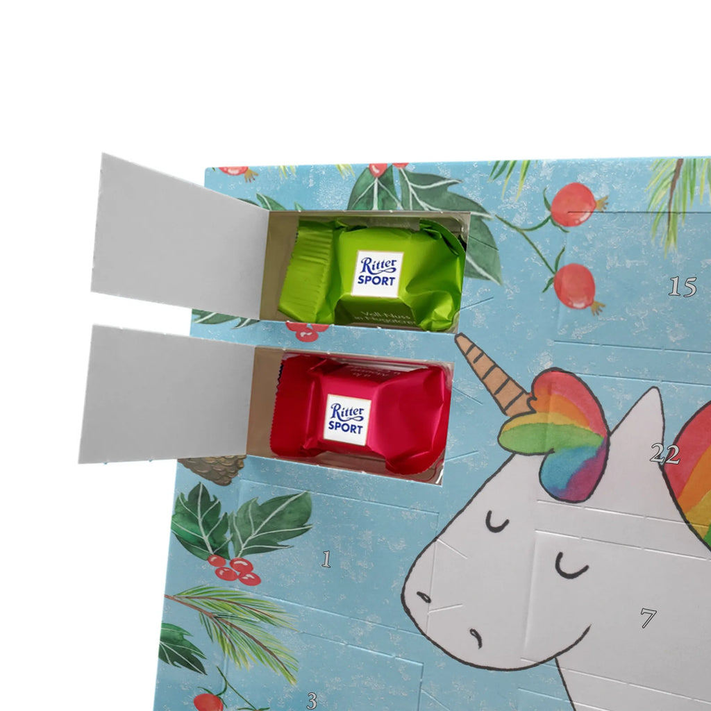 Chocolate advent calendar unicorn happy joy of life, fun, cheerful, joy