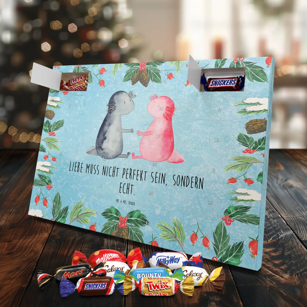 Chocolate advent calendar axolotl Love Mexican walking fish, Axelotl, marine animals, salamander, fiancé, amphibian, friend, husband, valentine's day, proof of love, anniversary, great love, tail