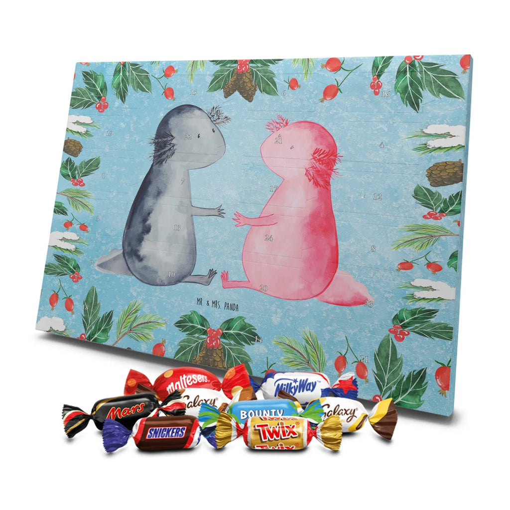 Chocolate advent calendar axolotl Love Mexican walking fish, Axelotl, marine animals, salamander, fiancé, amphibian, friend, husband, valentine's day, proof of love, anniversary, great love, tail