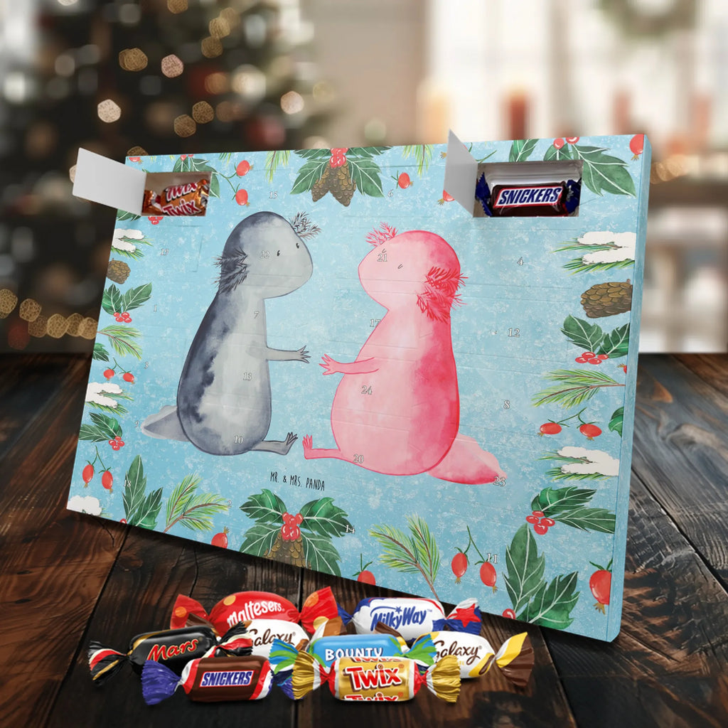 Chocolate advent calendar axolotl Love Mexican walking fish, Axelotl, marine animals, salamander, fiancé, amphibian, friend, husband, valentine's day, proof of love, anniversary, great love, tail