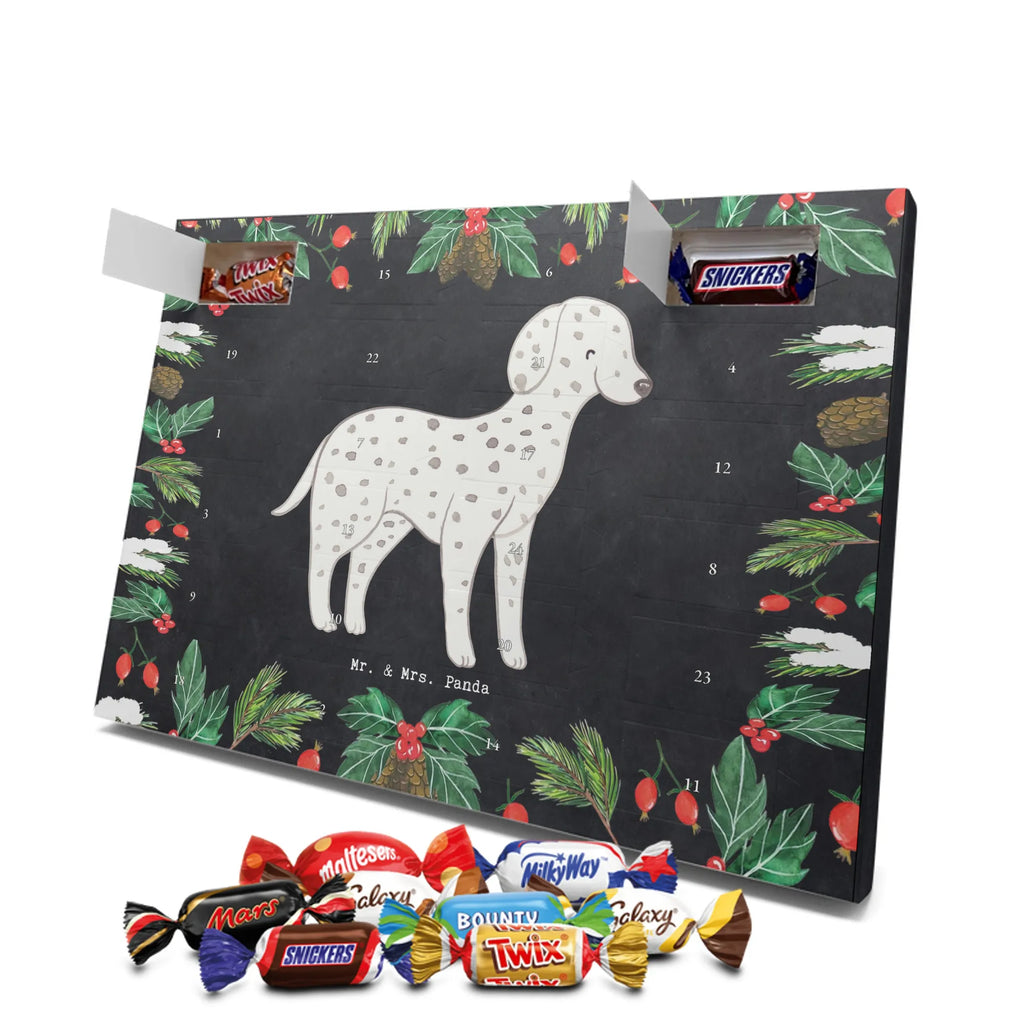 Chocolate advent calendar Dalmatian moment puppy, dog owner, purebred dog, dog breed, giving, animal lover, gift