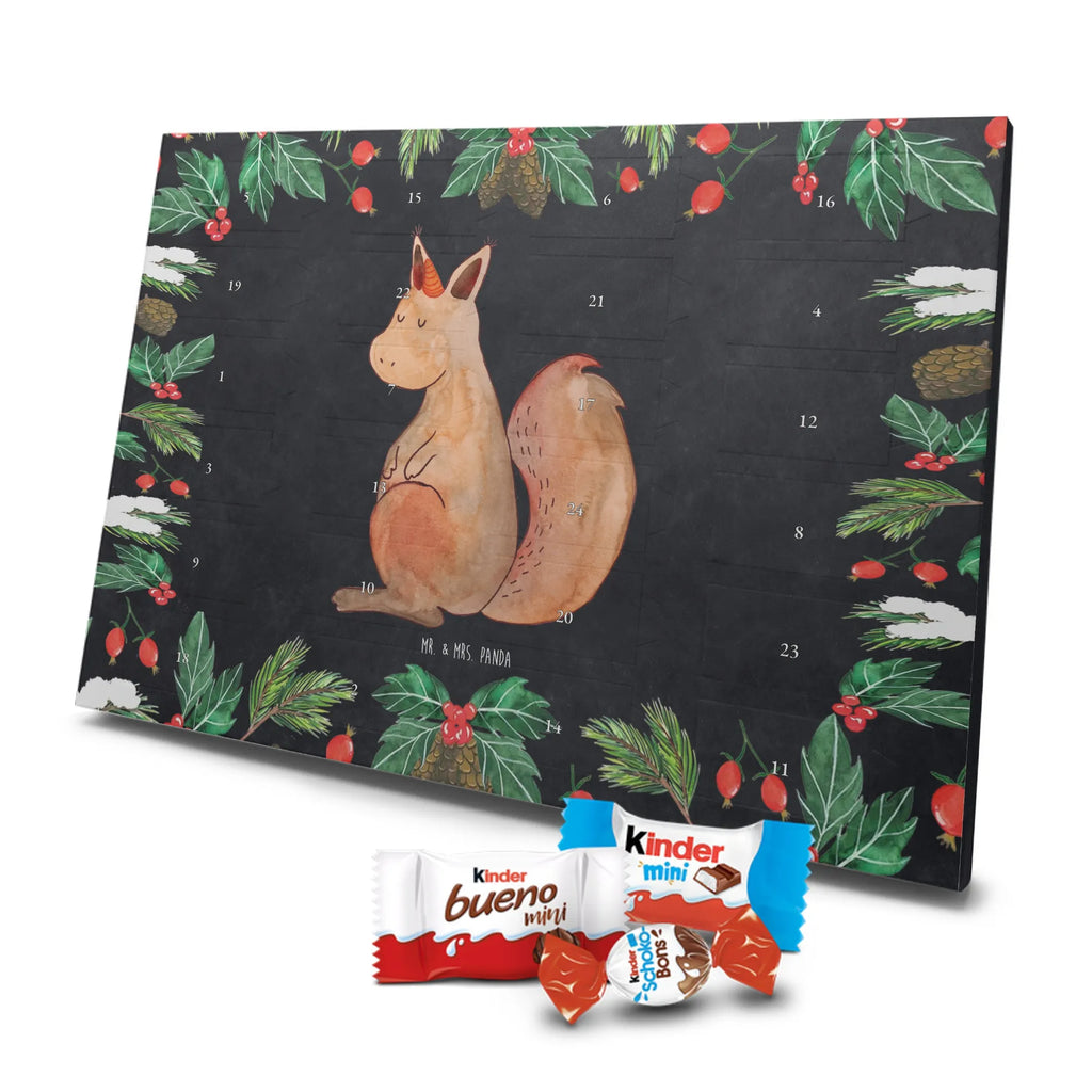 Chocolate advent calendar unicorn Believe squirrel