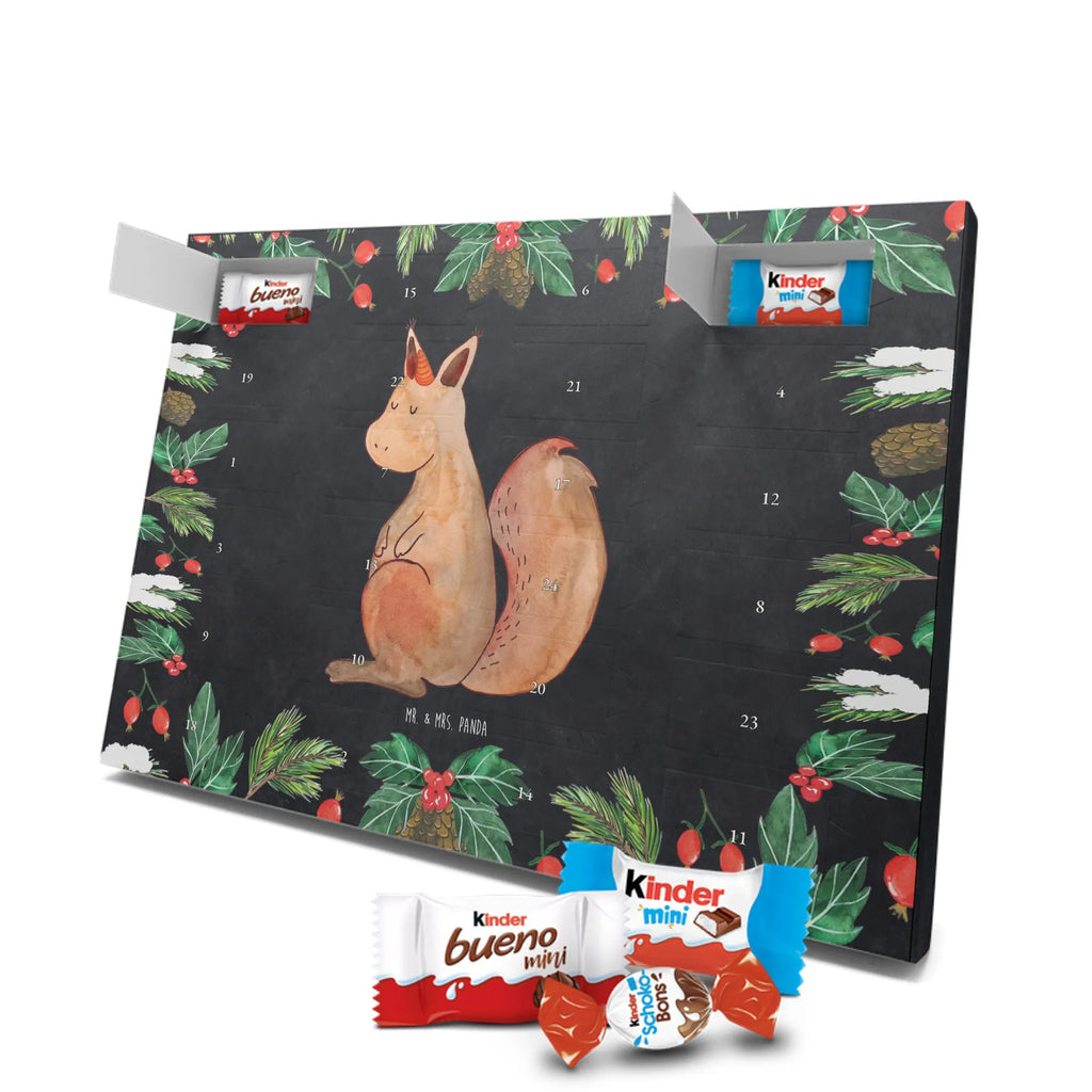 Chocolate advent calendar unicorn Believe squirrel