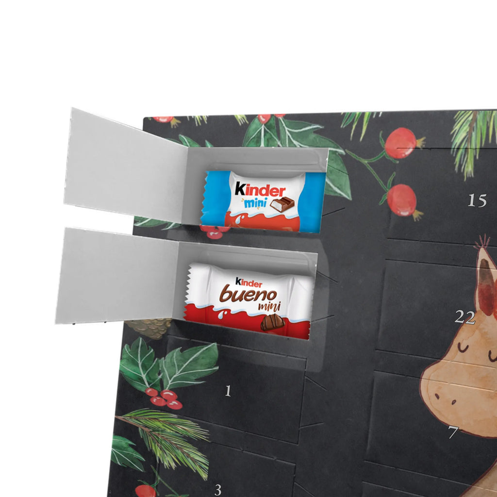 Chocolate advent calendar unicorn Believe squirrel