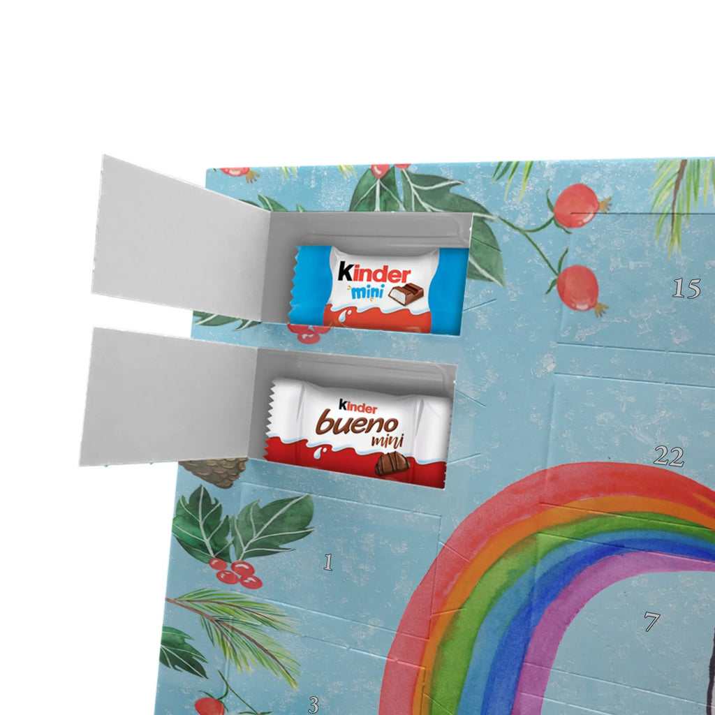 Chocolate advent calendar unicorn Pegasus growing up, pegasus, rainbow, reality, playing, unicorn love, saying fun