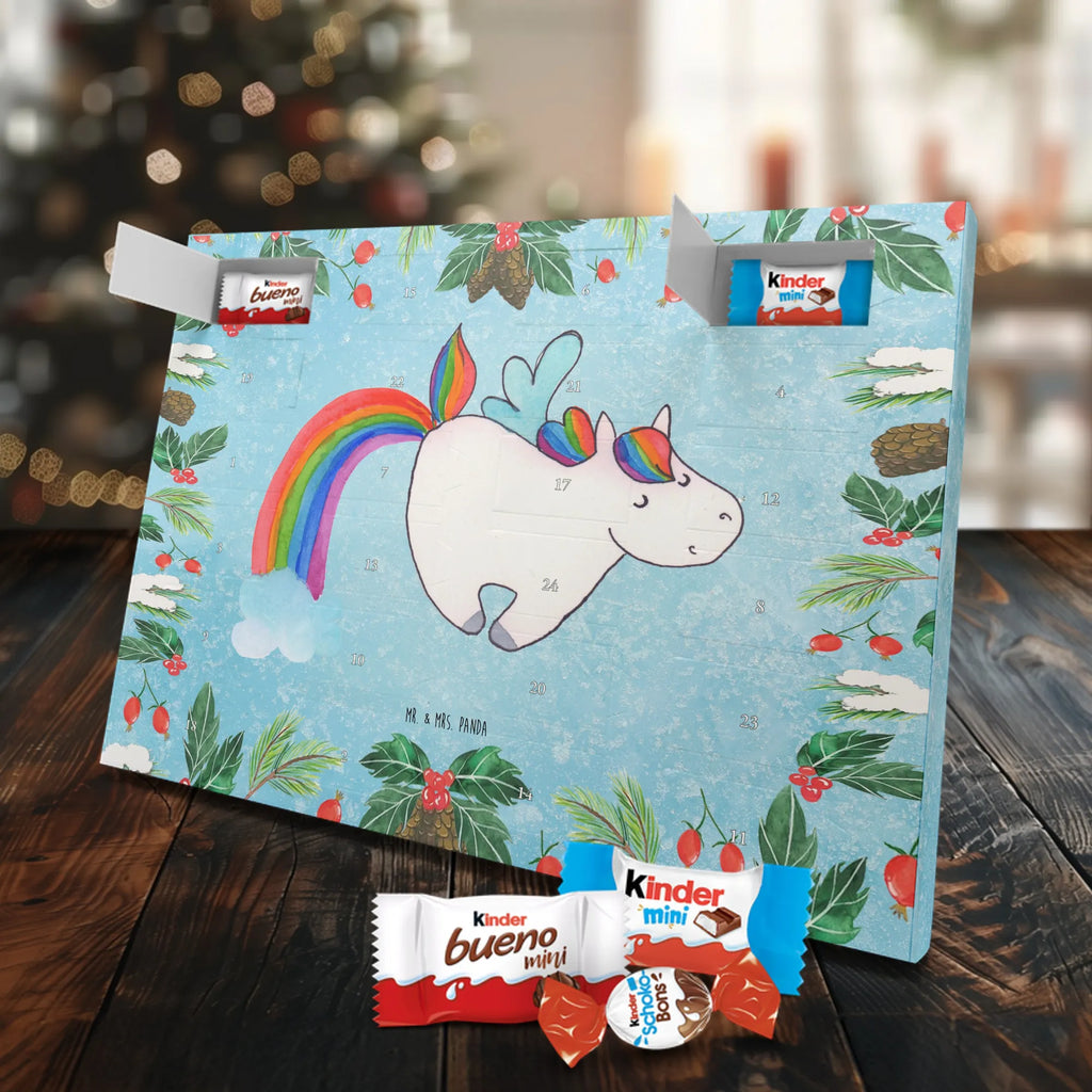 Chocolate advent calendar unicorn Pegasus growing up, pegasus, rainbow, reality, playing, unicorn love, saying fun