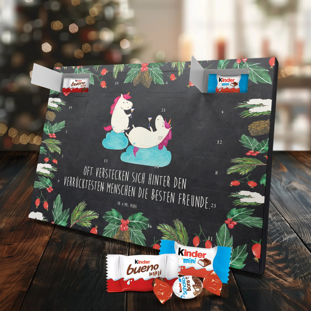 Chocolate advent calendar unicorn sparkling wine Best, Girlfriend, Girls' night, Fun, Girlfriends, Cork, Champagne