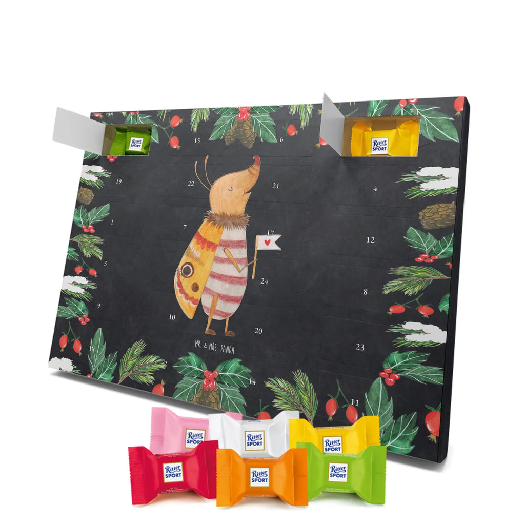 Chocolate advent calendar Moth flag gift ideas, gifts, small animals, good mood, cute, funny sayings, cute animal motives, hand drawn, special gifts, card, animal lover, How much does the world cost, Beetle, Saying funny, Kitchen decoration, Moth