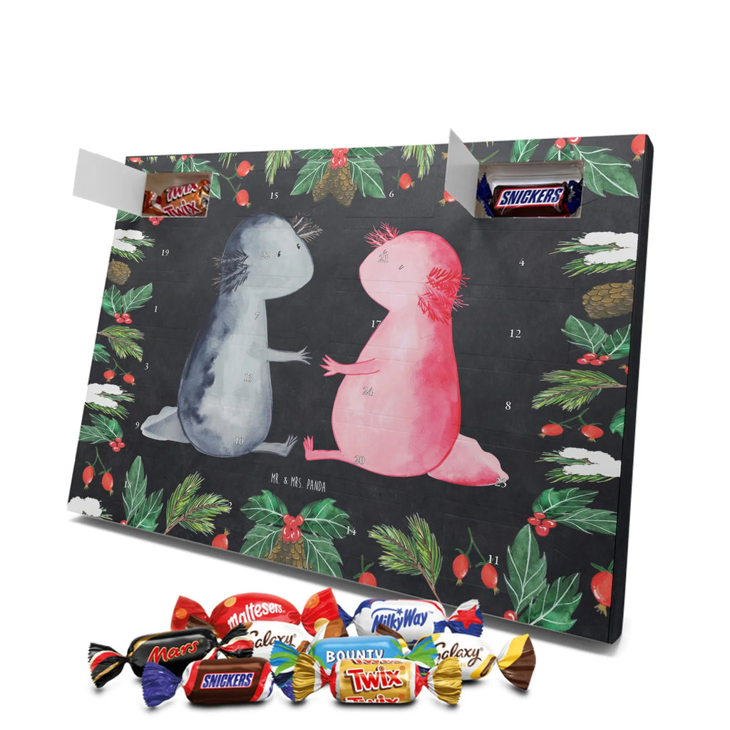 Chocolate advent calendar axolotl Love Mexican walking fish, Axelotl, marine animals, salamander, fiancé, amphibian, friend, husband, valentine's day, proof of love, anniversary, great love, tail