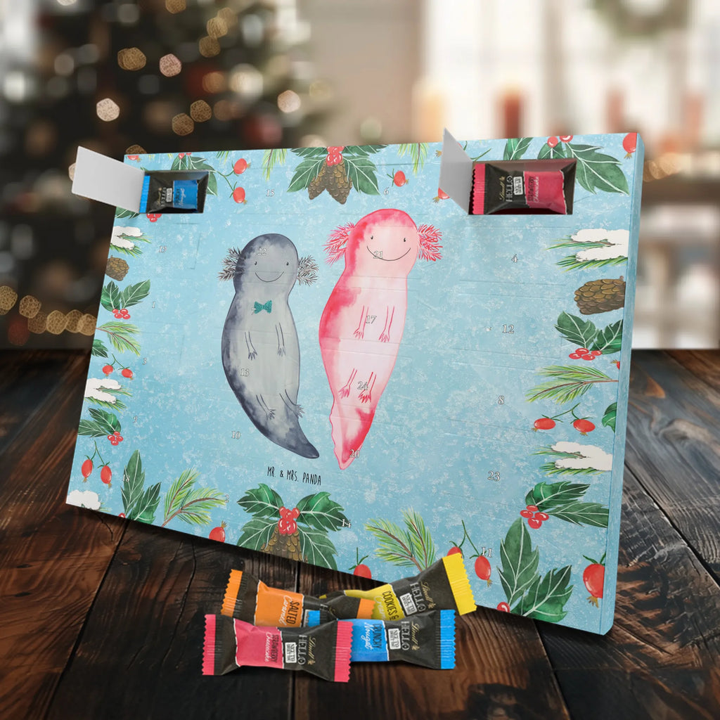 Chocolate advent calendar axolotl Girlfriend Mexican walking fish, Axelotl, marine animals, salamander, amphibian, husband, valentine's day, great love, friend, tail, fiancé, anniversary, proof of love