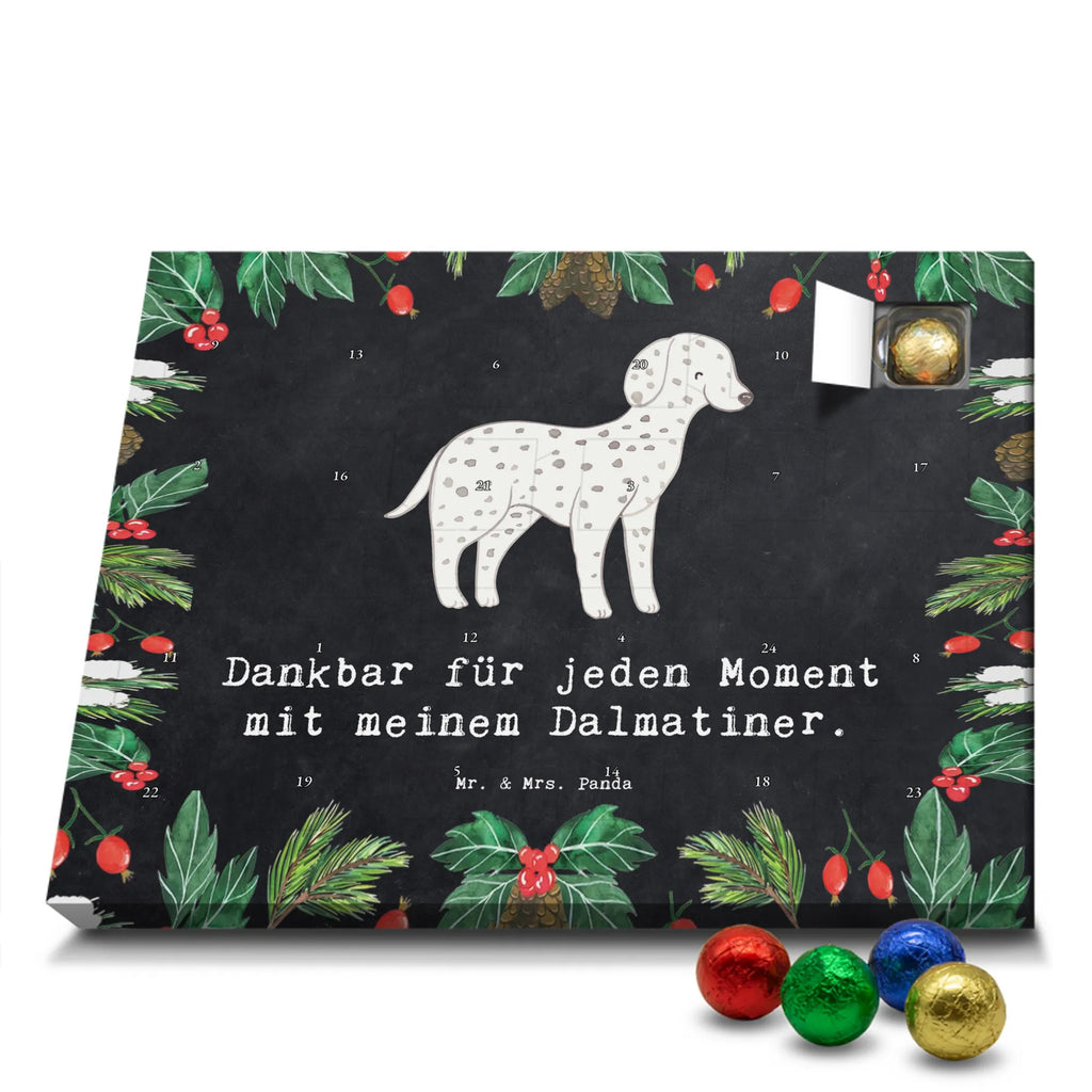 Chocolate advent calendar Dalmatian moment puppy, dog owner, purebred dog, dog breed, giving, animal lover, gift