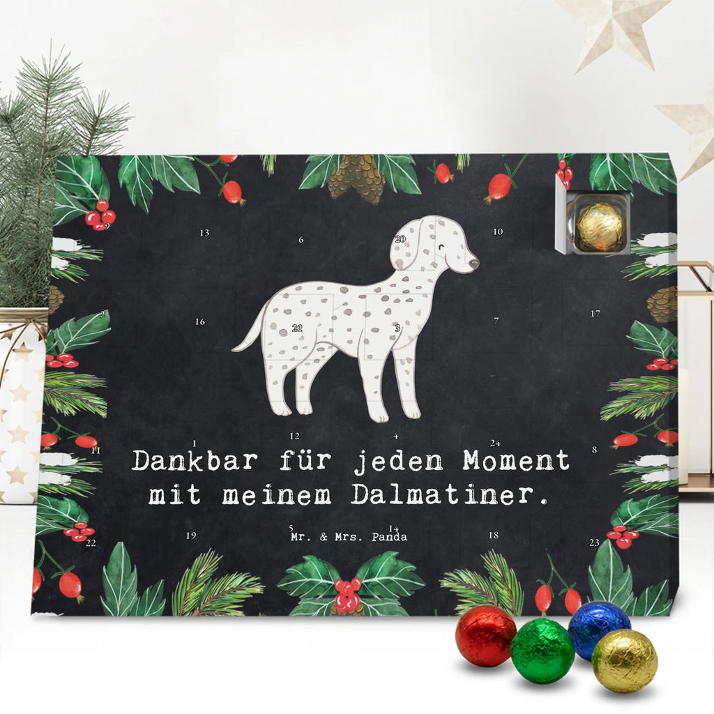 Chocolate advent calendar Dalmatian moment puppy, dog owner, purebred dog, dog breed, giving, animal lover, gift