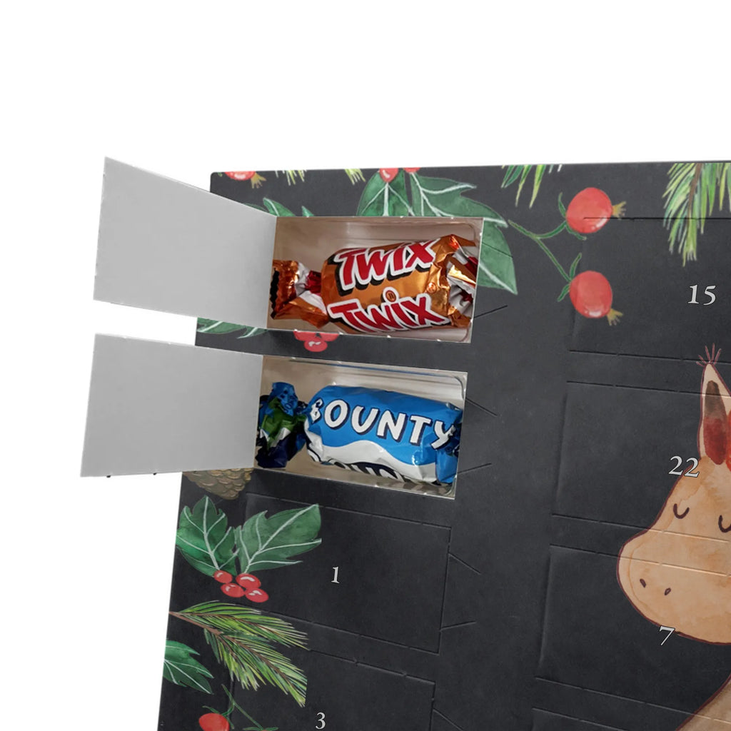 Chocolate advent calendar unicorn Believe squirrel