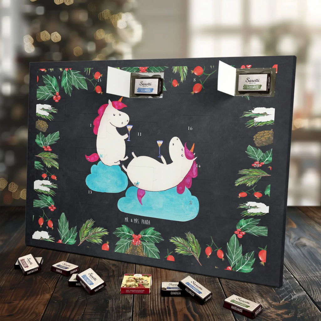 Chocolate advent calendar unicorn sparkling wine Best, Girlfriend, Girls' night, Fun, Girlfriends, Cork, Champagne