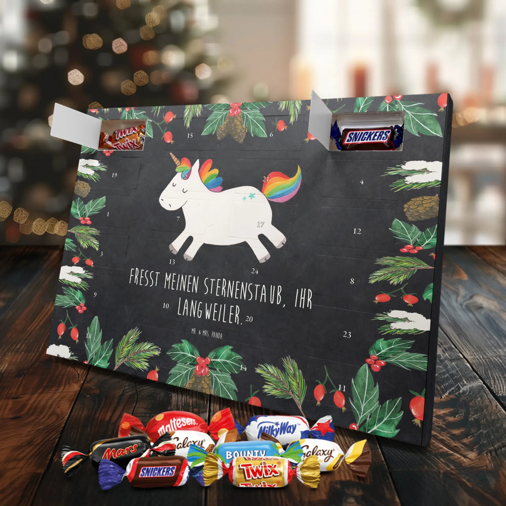 Chocolate advent calendar unicorn happy joy of life, fun, cheerful, joy