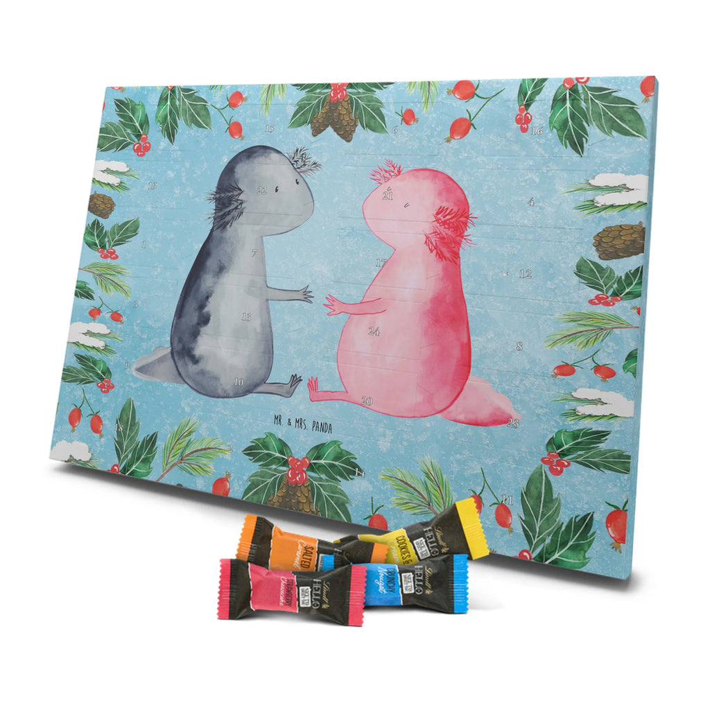 Chocolate advent calendar axolotl Love Mexican walking fish, Axelotl, marine animals, salamander, fiancé, amphibian, friend, husband, valentine's day, proof of love, anniversary, great love, tail