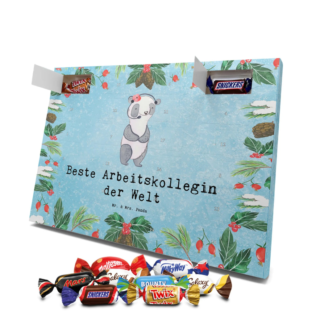 Chocolate advent calendar panda Best colleague in the world gift, birthday, gift idea, birthday present, giving, thank you, for, make you happy, gift tip, Work colleague, retirement, girlfriend, farewell gift, work, colleague, fellow worker, co-worker