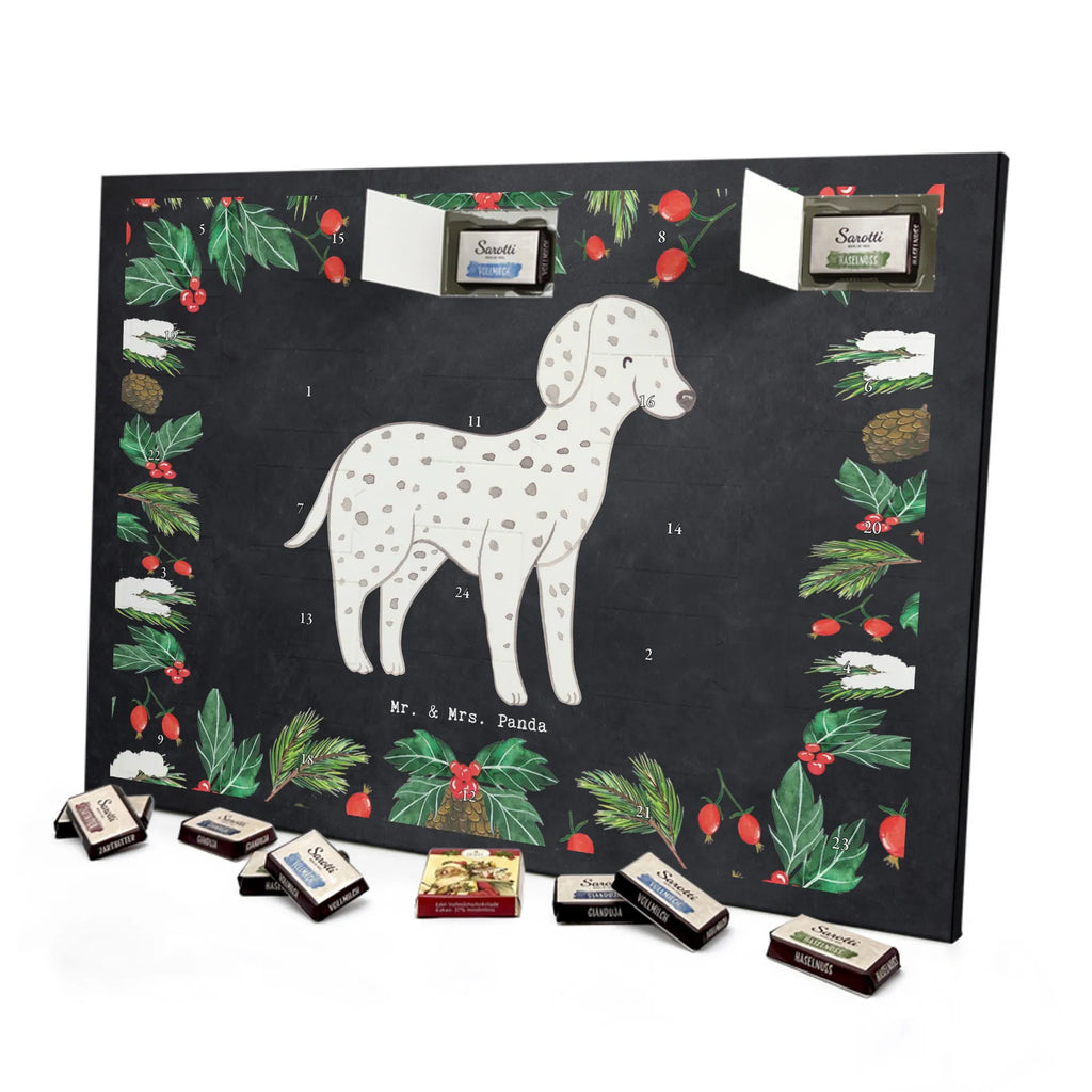 Chocolate advent calendar Dalmatian moment puppy, dog owner, purebred dog, dog breed, giving, animal lover, gift