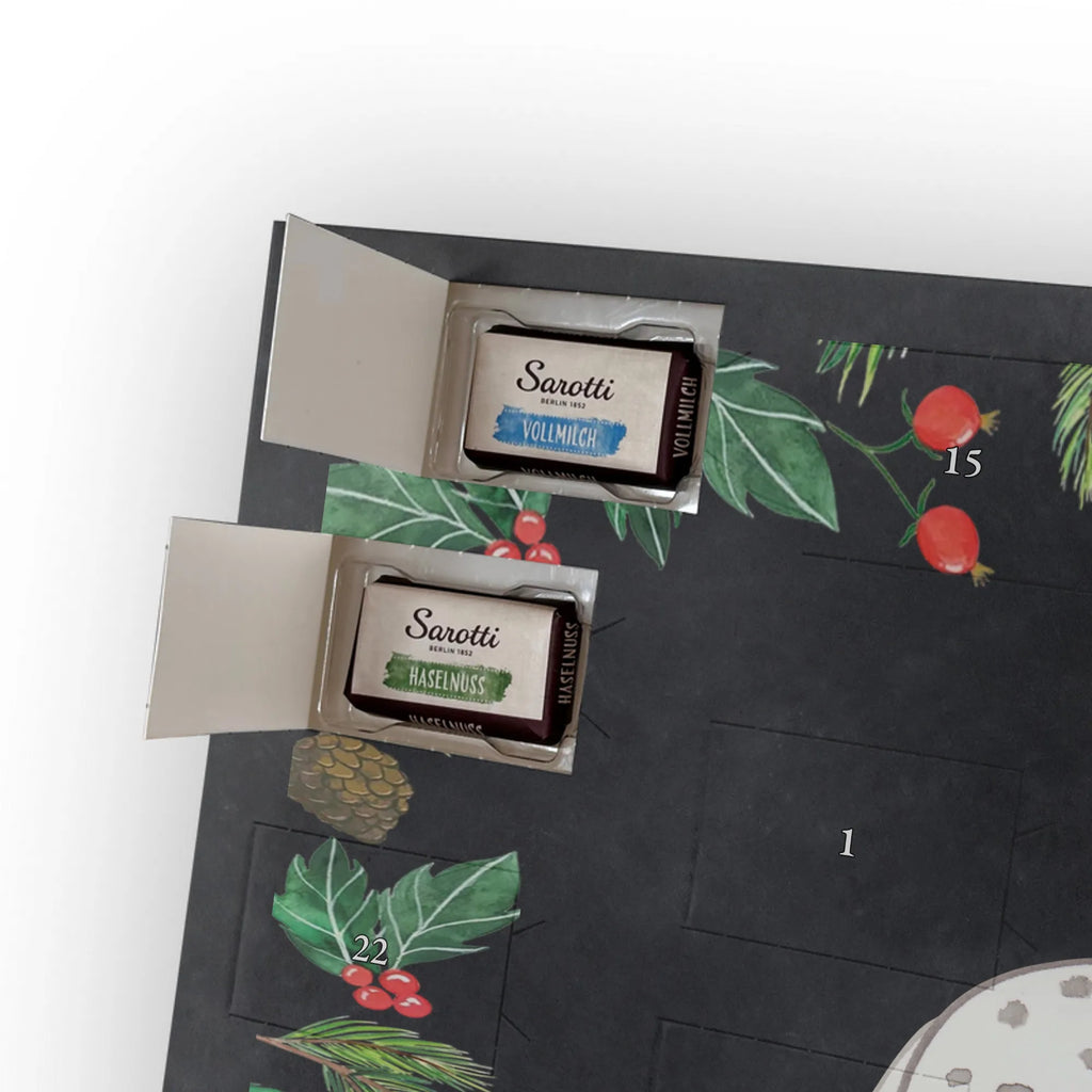 Chocolate advent calendar Dalmatian moment puppy, dog owner, purebred dog, dog breed, giving, animal lover, gift