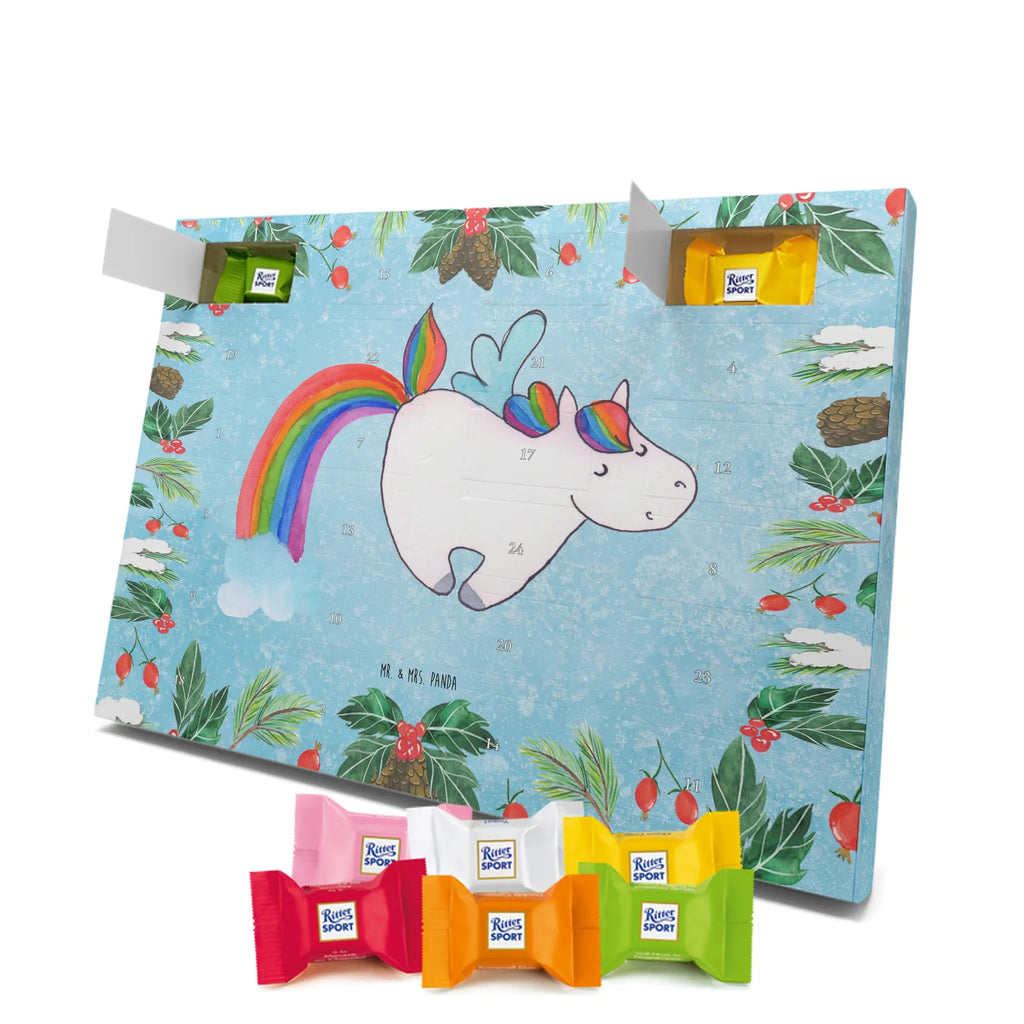 Chocolate advent calendar unicorn Pegasus growing up, pegasus, rainbow, reality, playing, unicorn love, saying fun